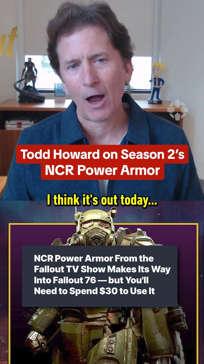 A brand new power armor appeared in the Fallout show, but it was so cool they made it playable: