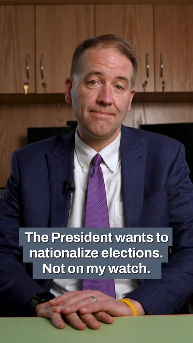 Just this week, the President said the U.S. should "nationalize" elections and called out Oregon specifically as a state he wants to meddle in. I've got one thing to say: Not on my watch.