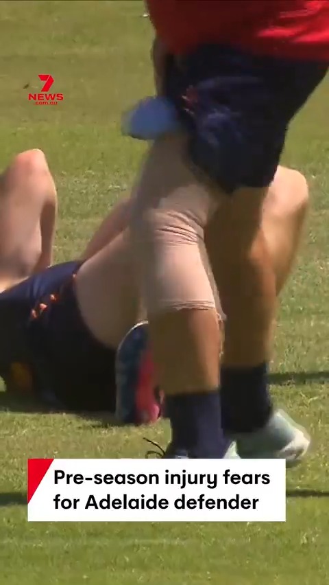 BREAKING: There is another huge injury blow for the Crows with defender Mark Keane stretchered off the training track with an ankle injury. 7AFL