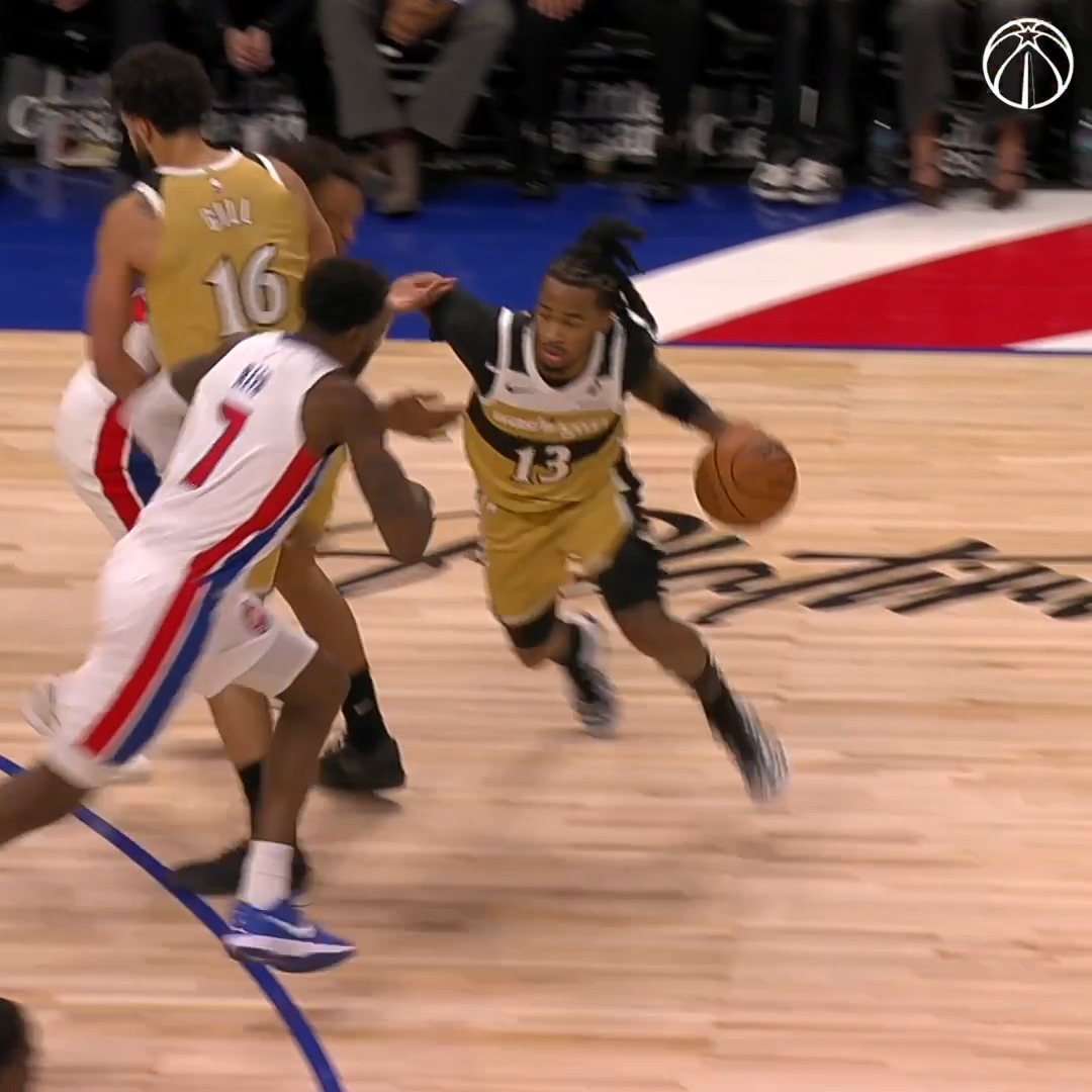 Sharife Cooper has shown some nice flashes for the Wizards. He’s usually a key player on the Go-Go, but is getting an NBA opportunity for the first time since 2022. This was an excellent move to find Bilal Coulibaly on a lob.