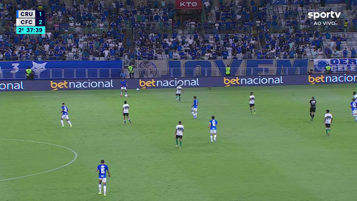 Torcedores do Cruzeiro gritando no Mineirão; “Ei, Tite, vai tomar no c*” Via ge