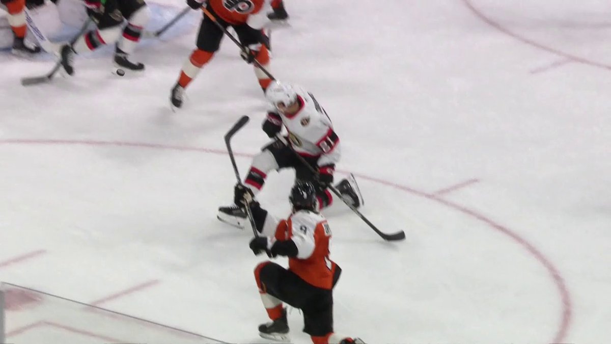 Jamie Drysdale ties the game for the Philadelphia Flyers with just over a minute left in regulation! 🟠