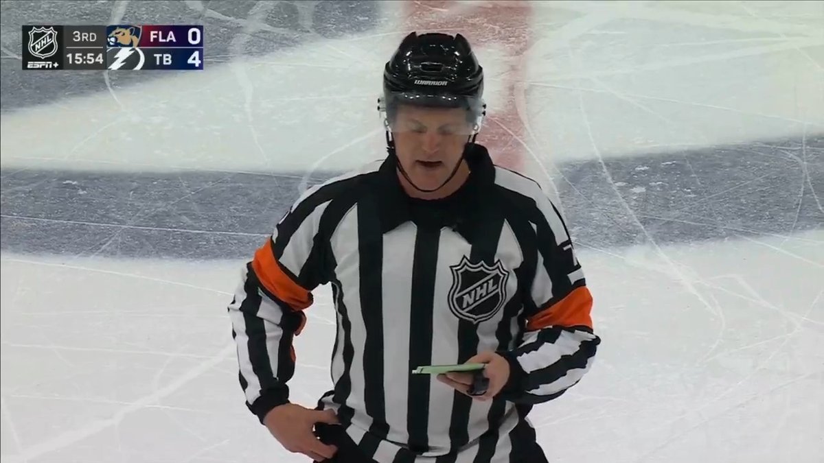 The penalty announcement after the Battle of Florida brawl just kept going… and going 😭📋
