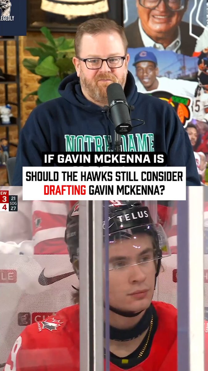 If Gavin McKenna is on the board for the Blackhawks, would they make the pick?