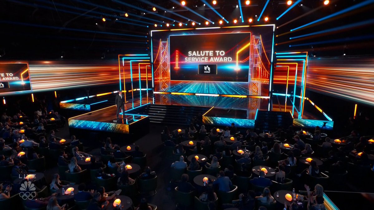 Christian McCaffrey is this year's Salute to Service Award winner USAA NFL Honors on NBC/NFL Network Stream on NFL+ &amp; Peacock
