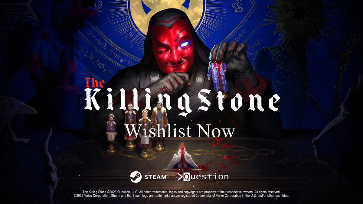 Tonight's #CriticalRole saga of the Seekers is sponsored by The Killing Stone from @Question_Games! Wishlist The Killing Stone on Steam! The demo is available to play now before it launches in Early Access on February 18th.