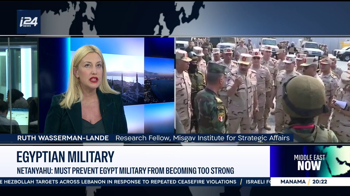 “The strategic peace agreement between Israel and Egypt is important; however, there are very concerning infiltrations by Qatar and Turkey into Egyptian decision-making.” Ruth Wasserman-Lande (Ruth Wasserman Lande רות וסרמן לנדה) joins Natasha Raquel Kirtchuk on #MiddleEastNow
