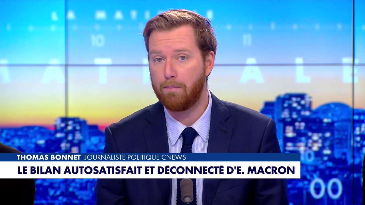 L'édito de Thomas Bonnet : «Le bilan autosatisfait et déconnecté d'Emmanuel Macron» dans #LaMatinale