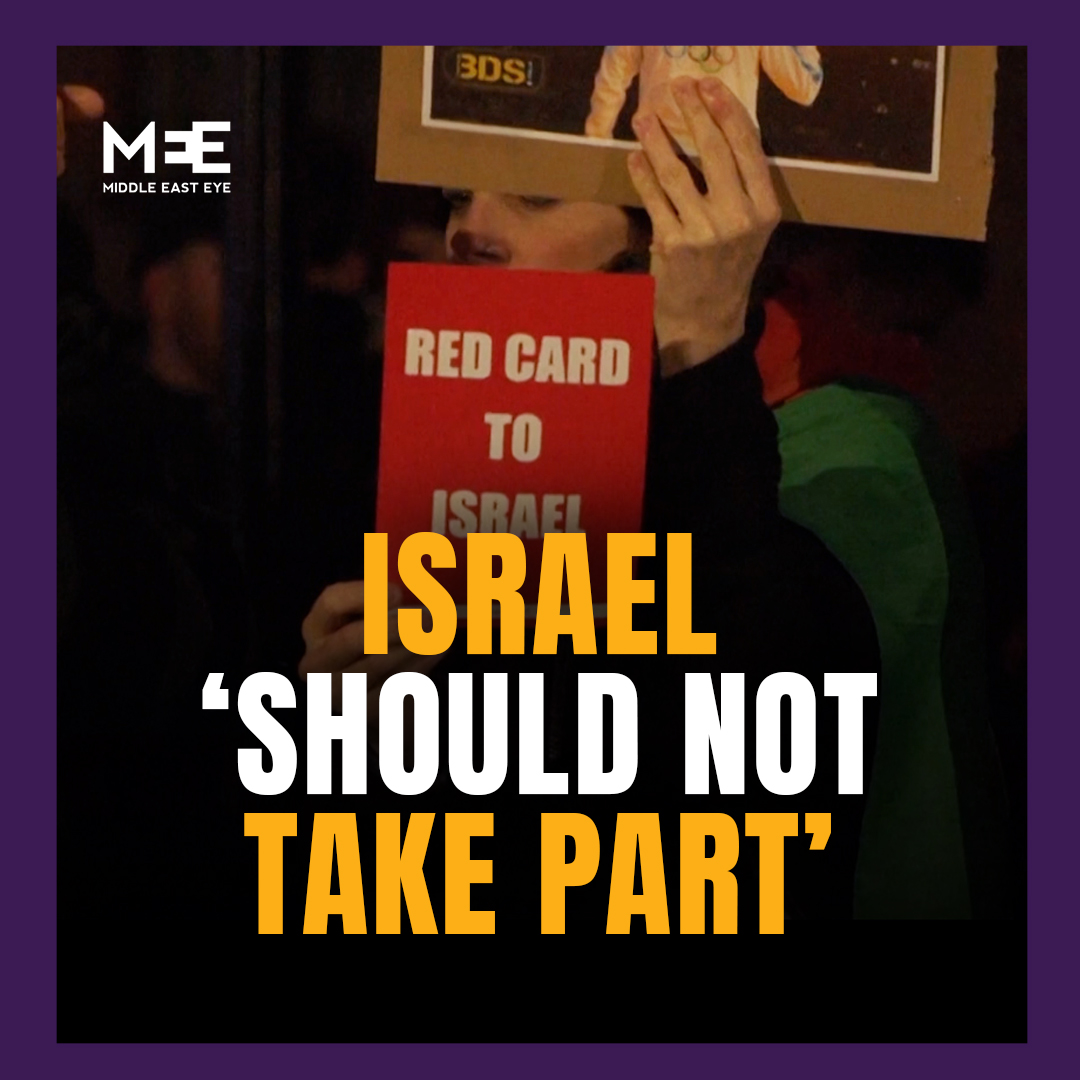 Pro-Palestinian activists protested on Thursday as the Olympic flame arrived in Milan, demanding that Israel be excluded from the Olympics and any sporting event after its two-year genocide in Gaza