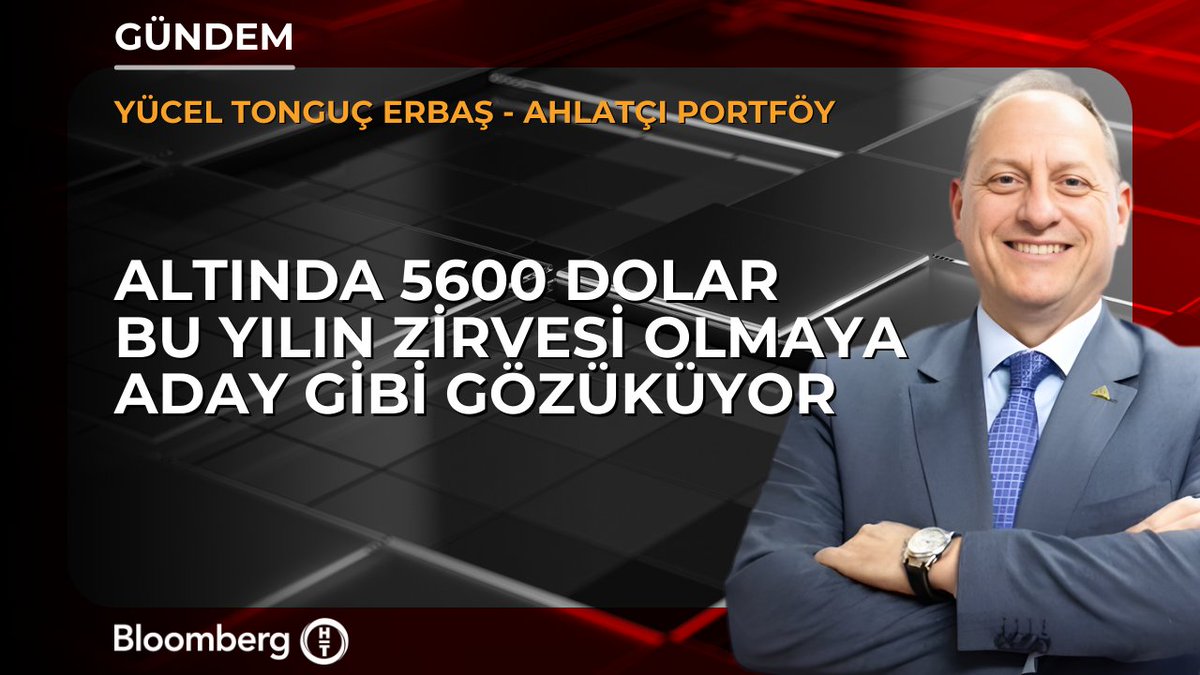 Ahlatcı Portföy / Yücel Tonguç Erbaş: 📍 Altında 5600 dolar bu yılın zirvesi olmaya aday gibi gözüküyor