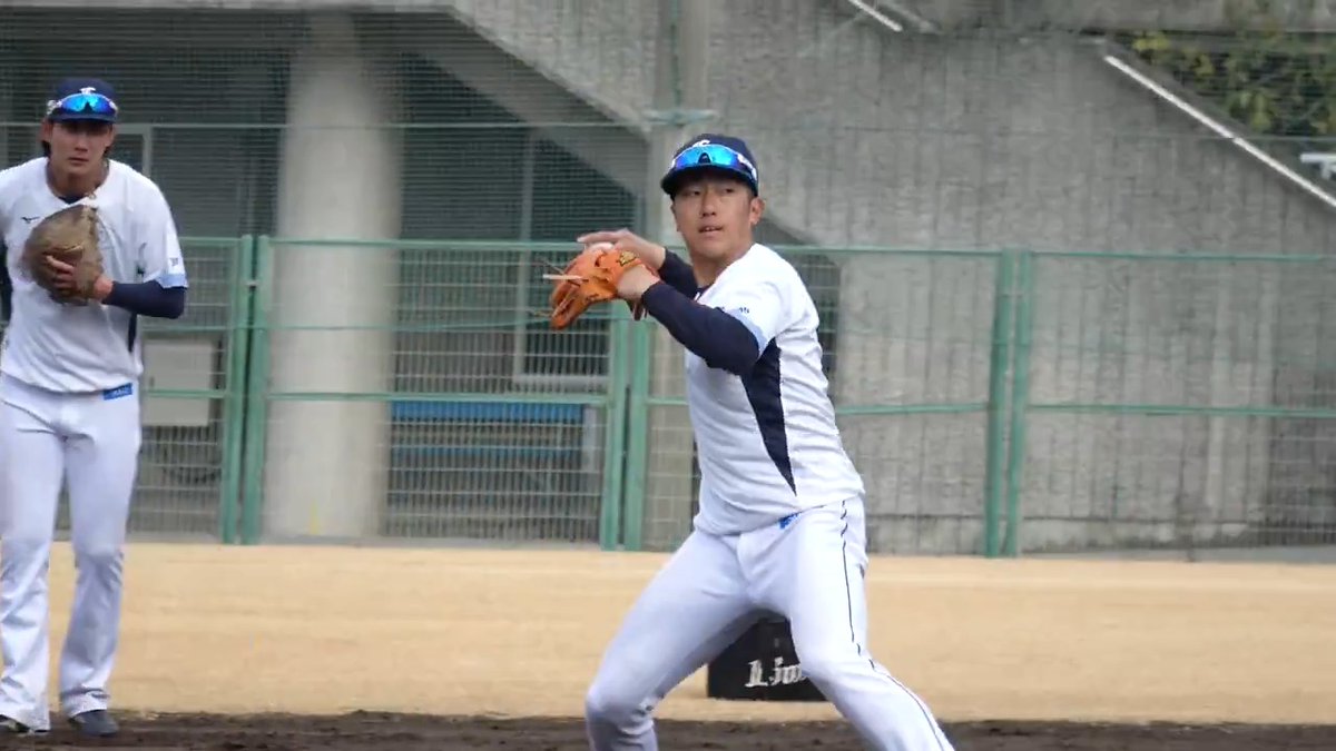 #春野春季キャンプ では内外野の練習をこなしている #川田悠慎 選手。 地元の声援を受けながら、レベルアップを誓います！ #埼玉西武ライオンズ #seibulions #打破