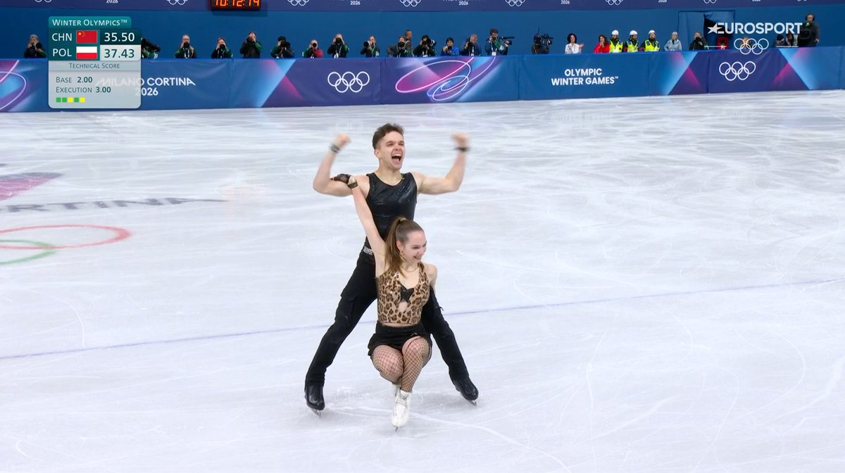 ðµð± "Bardzo dobry przejazdâ" Sofiia Dovhal i Wiktor Kulesza jako pierwsi z naszej kadry zaprezentowali siÄ na #MilanoCortina2026 i... pokazali klasÄâ Polska para taneczna rozpoczÄÅa zmagania w rywalizacji druÅŒynowej Transmisja trwa w Eurosporcie 1 â¶ïž