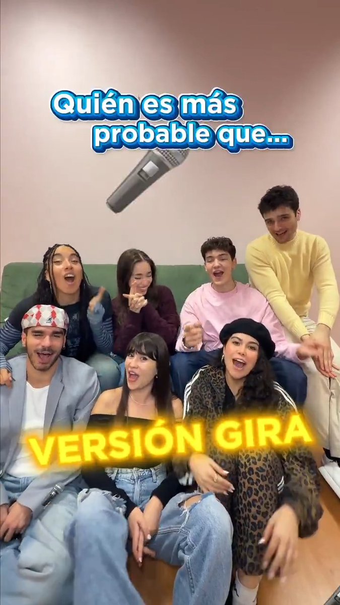Os traemos un nuevo QUIÉN ES MÁS PROBABLE QUE... y casi todas se las lleva salma 😳 Tendréis que venir a la GIRA de #OT2025 para ver si algo se cumple 😏👉🏻
