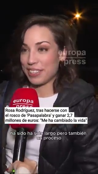 Rosa Rodríguez, tras hacerse con el rosco de 'Pasapalabra' y ganar 2,7 millones de euros: "Me ha cambiado la vida"