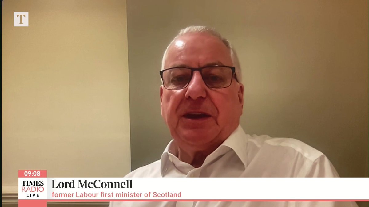 “This is a moment of desperate need for the party.” Former Labour first minister of Scotland Lord McConnell says it’s a moment in the party for someone to “step up” and “show us what you’ve got”. Calum Macdonald | #TimesRadio