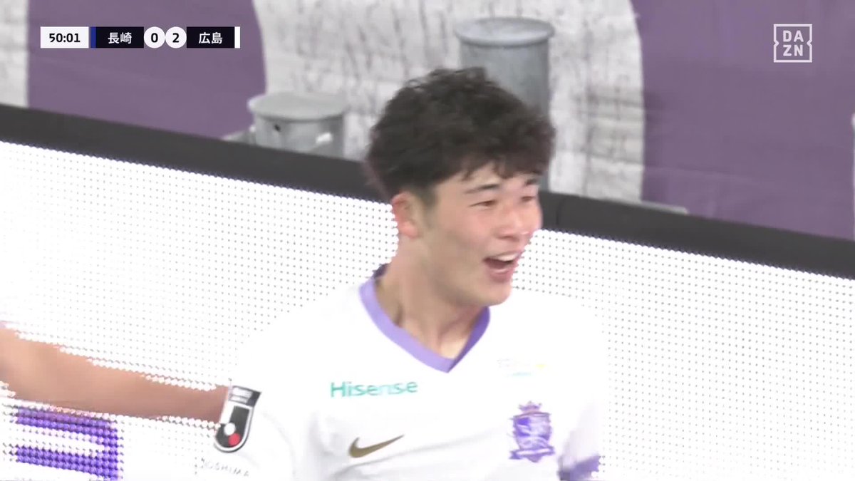 GKからパス1本で鈴木章斗が仕留めた 新たなNo.10が結果で応える👏 🏆明治安田J1百年構想リーグ 🆚長崎×広島 🆓DAZN 無料ライブ配信中 ⏩ #Jリーグ だったらDAZN #Jリーグ開幕