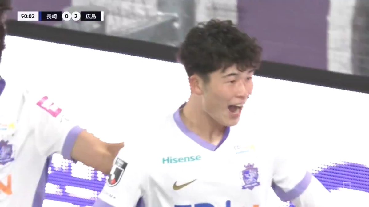 広島デビュー戦でいきなり決めた！🔟 🎦 ゴール動画 🏆 明治安田Ｊ１百年構想リーグ 地域リーグラウンド 第1節 🆚 長崎vs広島 🔢 0-2 ⌚️ 50分 ⚽️ 鈴木 章斗（広島） #Ｊリーグ
