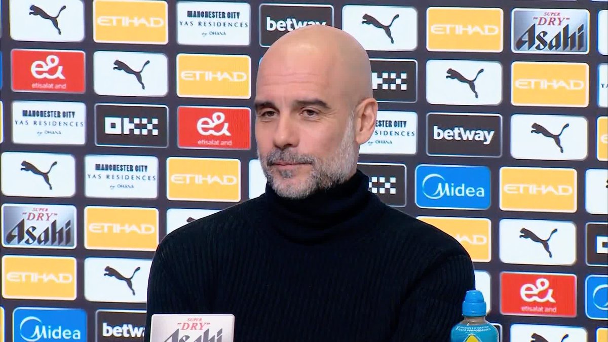 "You want to be a manager it's better to win trophies" 🏆 Pep Guardiola when asked about Arne Slot's comments on style of play being more important than winning silverware.