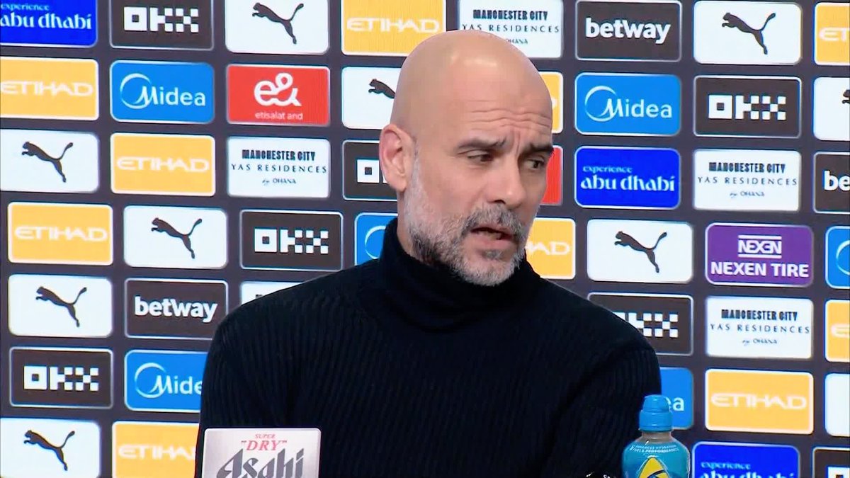 "Erling [Haaland] is the best striker in the world" 🌎 Pep Guardiola refuses to confirm if Erling Haaland will return to Man City's starting lineup but revealed he believed he is the best in his position on the planet.