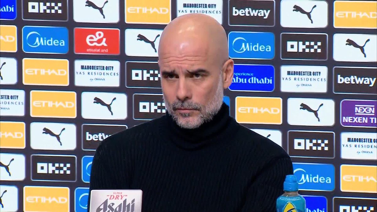 "Erling Haaland is the best striker in the world." 😳 Pep Guardiola responds to questions around whether Erling Haaland will start for Manchester City against Liverpool on Sunday.