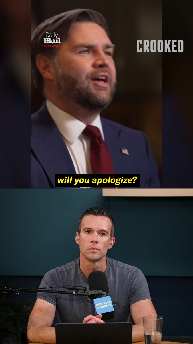 “He’s fucking smug and weird." –Jon Favreau on JD Vance.