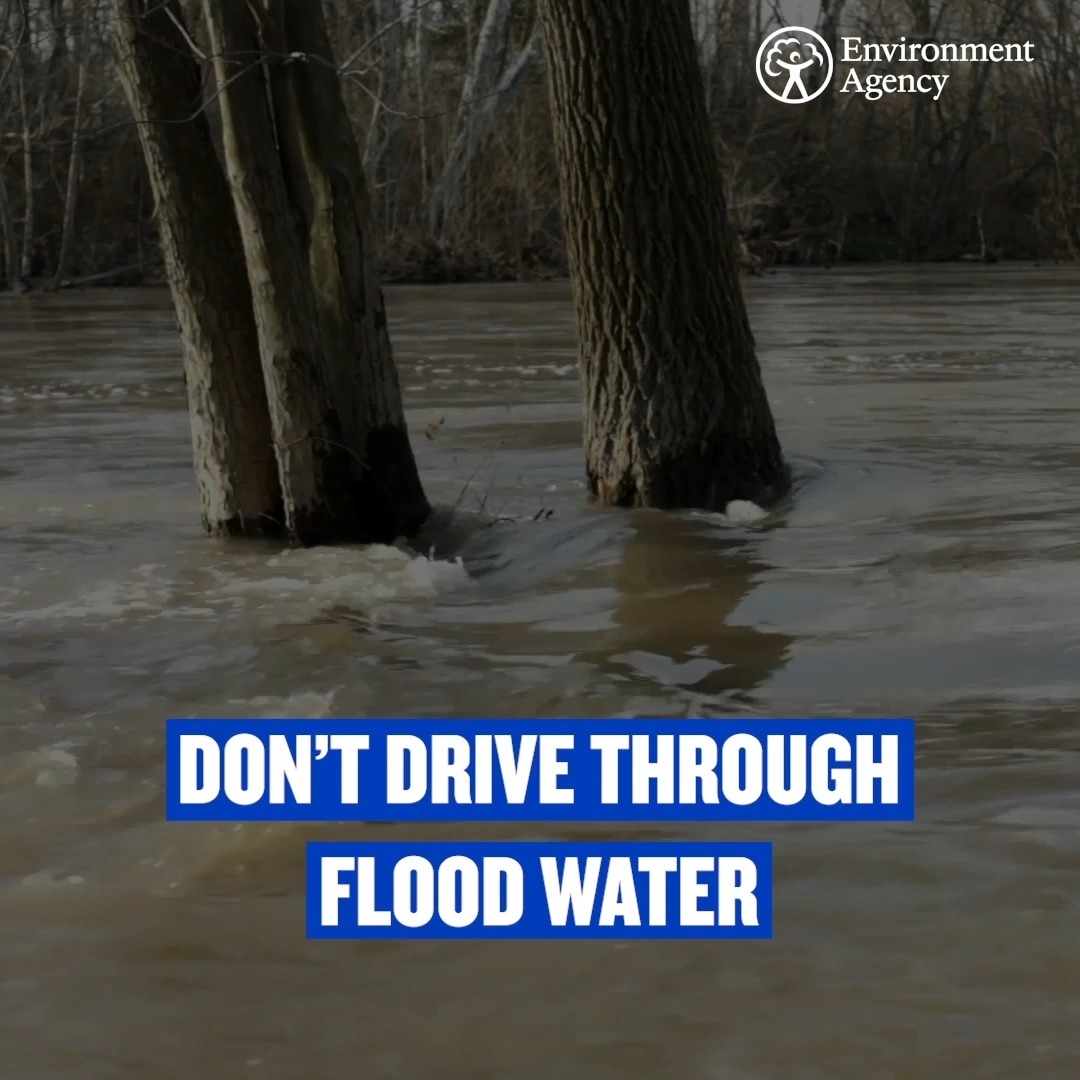 Due to recent rainfall, flooding is likely in areas across England. Flood water is full of unseen dangers – don’t put yourself at risk by driving through them. If you are planning a journey this weekend, check your flood risk before you leave: