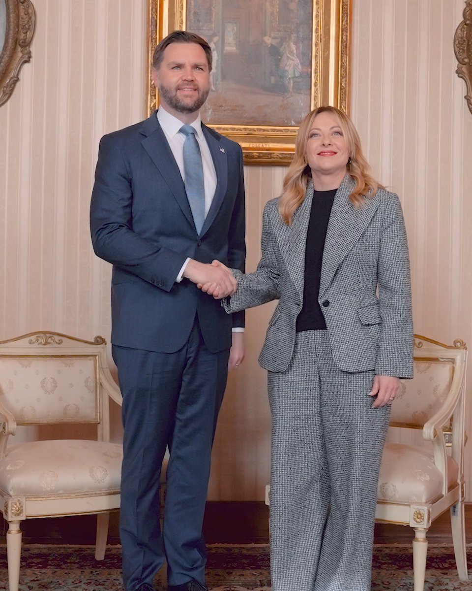 Commenti alla stampa con il Vice Presidente degli Stati Uniti d’America, JD Vance