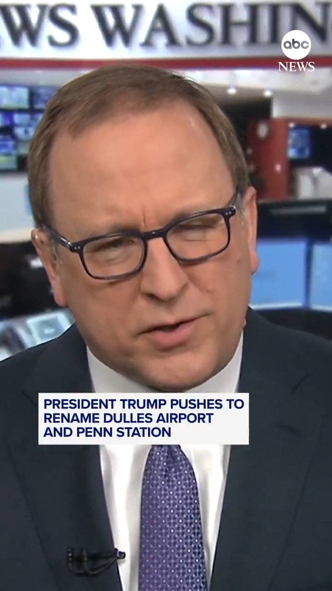 President Trump wants Penn Station and Dulles Airport named after him in funding deal with Senate Minority Leader Chuck Schumer, sources tell ABC News News. @JonKarl reports.