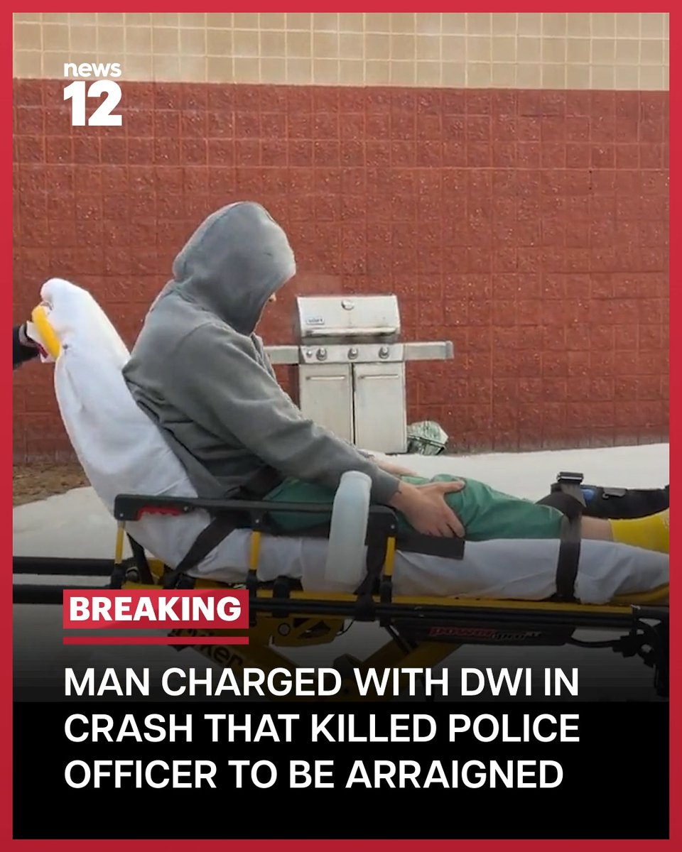 BREAKING NEWS: Matthew Smith, 20, is brought to Suffolk County Court Friday for his arraignment in connection to the death of Nassau Officer Patricia Espinosa in a DWI crash Route 347 near the Smith Haven Mall on Jan. 31. READ MORE: #News12LI #Breaking