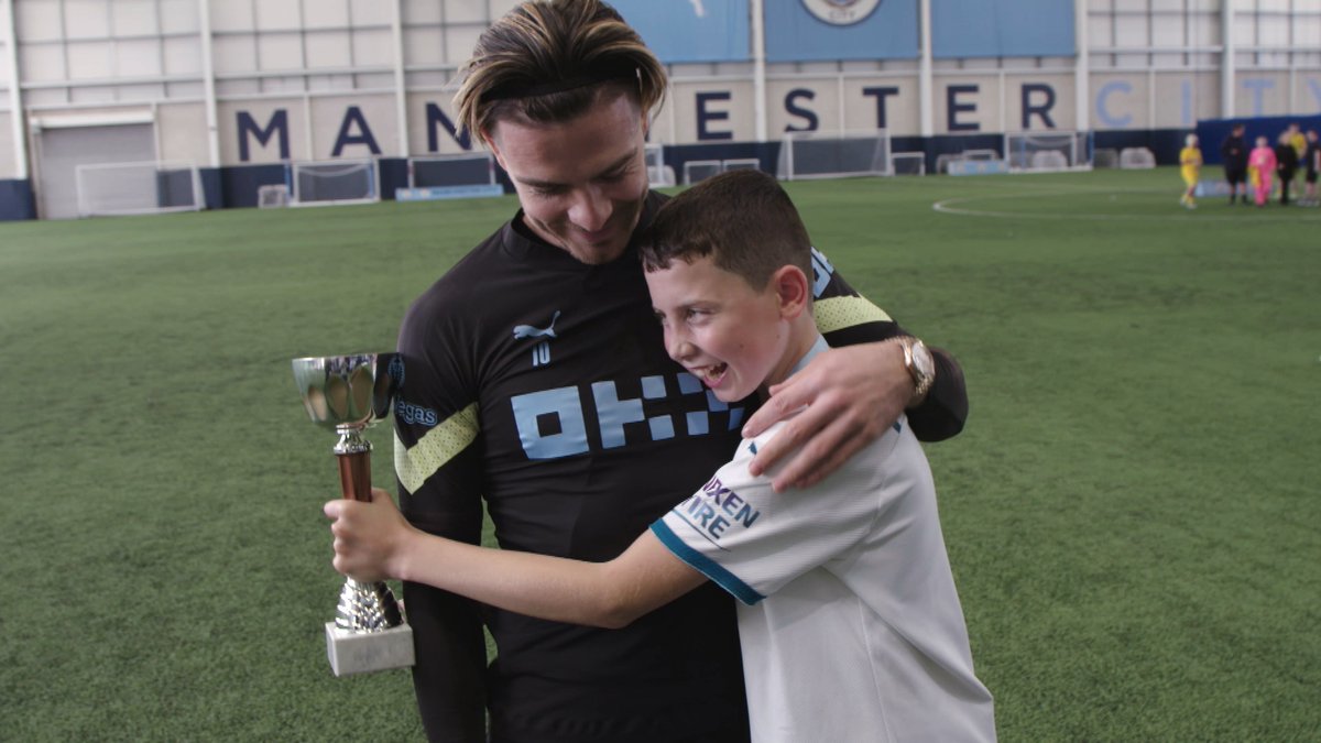 Jack Grealish showing what a top guy is a couple of years ago with Manchester City fan Finley. Love stuff like this! 👏🥹