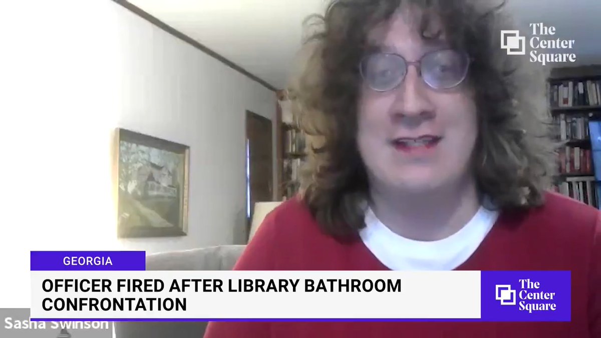 EXCLUSIVE: Officer fired after library bathroom confrontation; transgender complainant reacts The Center Square’s Johnny Edwards speaks with Sasha Swinson, a transgender library patron involved in a confrontation with a DeKalb County Police Department officer over the use of the women’s restroom. It happened at the Tucker-Reid H. Cofer Library on Oct. 20. The officer was later fired after an investigation into the incident.