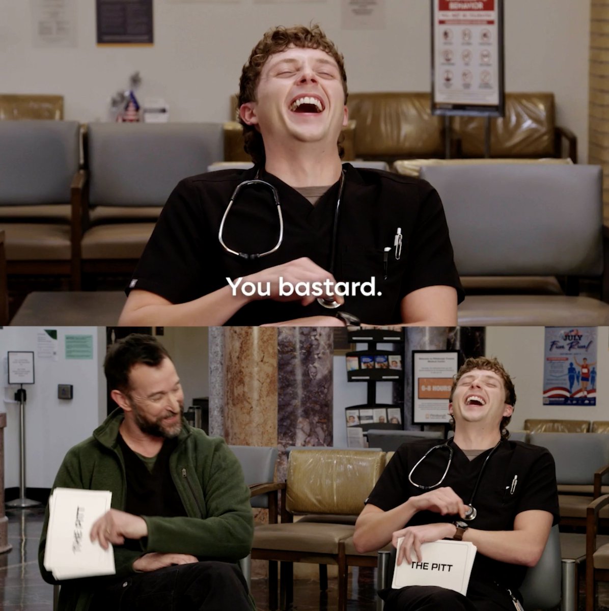 Some cheeky terms of endearment. #ThePitt