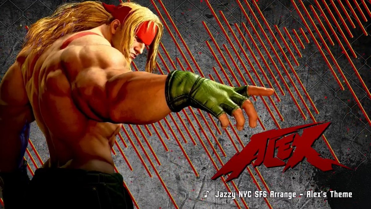 He has the fire, he has the force. Alex has another theme song in Street Fighter 6 called Jazzy NYC SF6 Arrange! #StreetFighter6