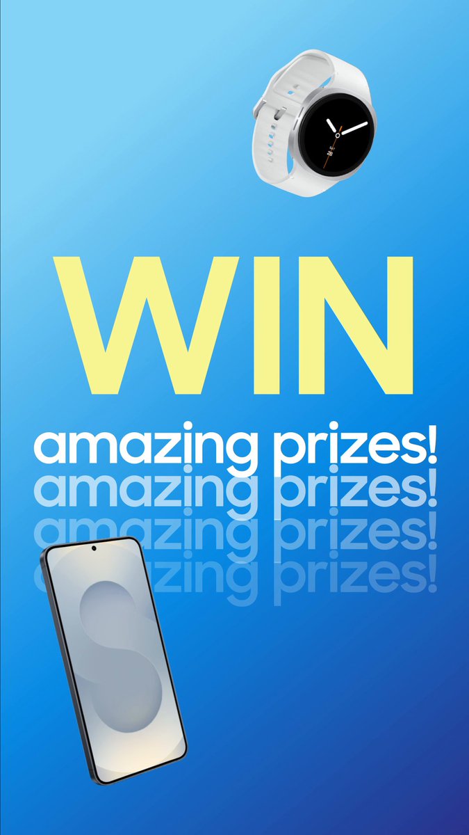 Your chance to WIN a Galaxy S25 or Galaxy Watch8 ✨ What do you think will happen during #GalaxyUnpacked 👀? Tell us in the comments below and win! 😉 Terms and Conditions apply: