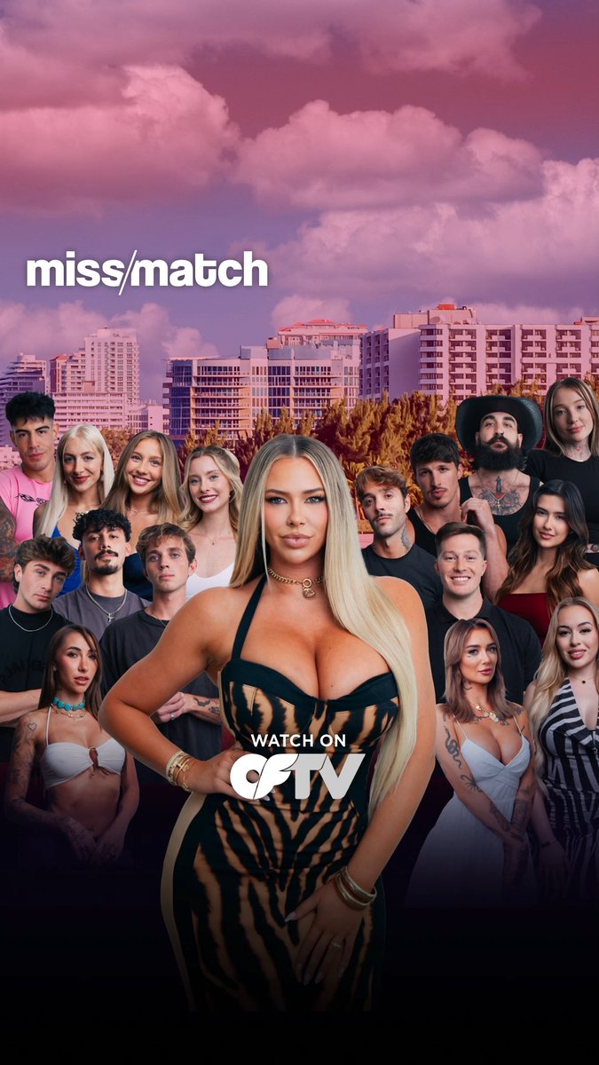Miami's met its match 🌴❤️‍🔥 A sizzling new season of #MissMatch is here! Stream all-new episodes on OFTV: 🔗