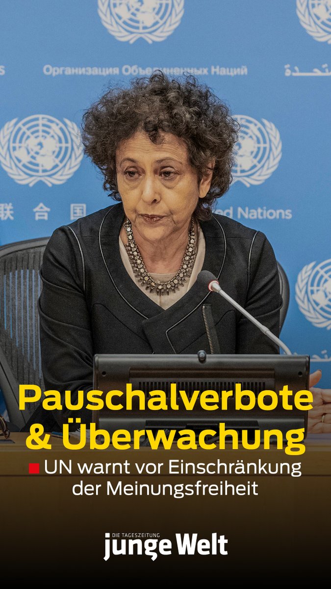 UN-Sonderberichterstatterin Irene Khan warnt vor schwindender Meinungsfreiheit in Deutschland. Sie kritisiert Einschränkungen palästinasolidarischer Proteste, akademische und künstlerische Selbstzensur sowie überzogene Parolen-Verbote. Ihr Bericht für den UN-Menschenrechtsrat erscheint im Juni.