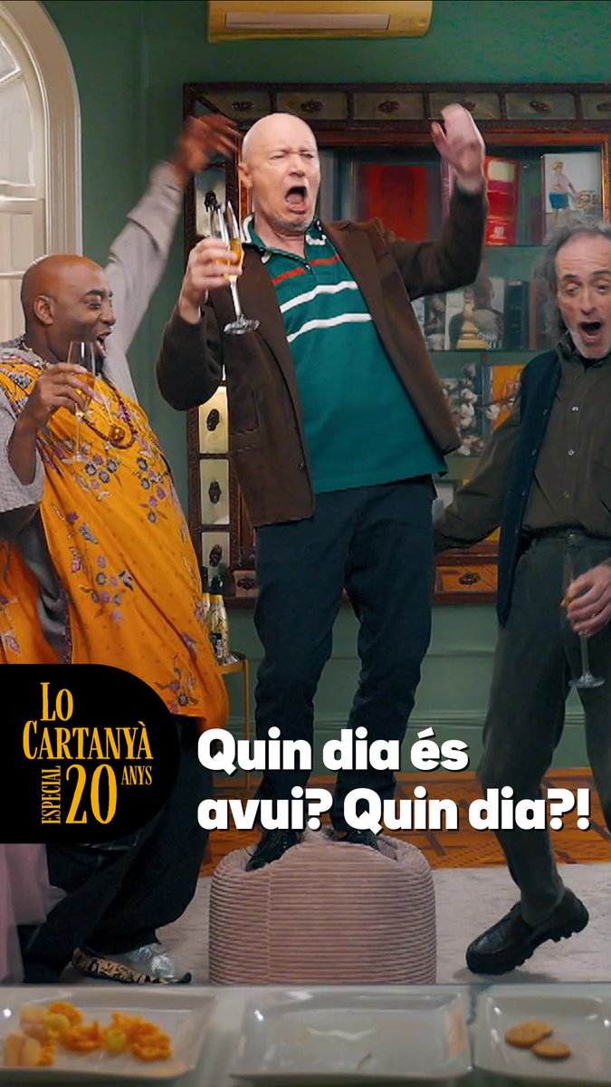 "Quin dia és avui? Quin dia?! Divendres!!!" "Lo Cartanyà, especial 20 anys", dimarts 10 de febrer, a la plataforma 3Cat. #LoCartanyà3Cat