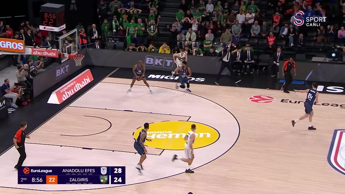 Kai Jones'dan muhteşem blok! 🔥