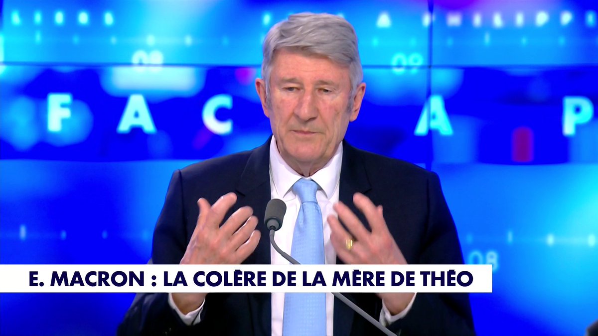 Philippe de Villiers revient sur la colère de la mère de Théo et dénonce : «Il n’y a plus d’autorité régalienne», dans #FaceaPhilippeDeVilliers