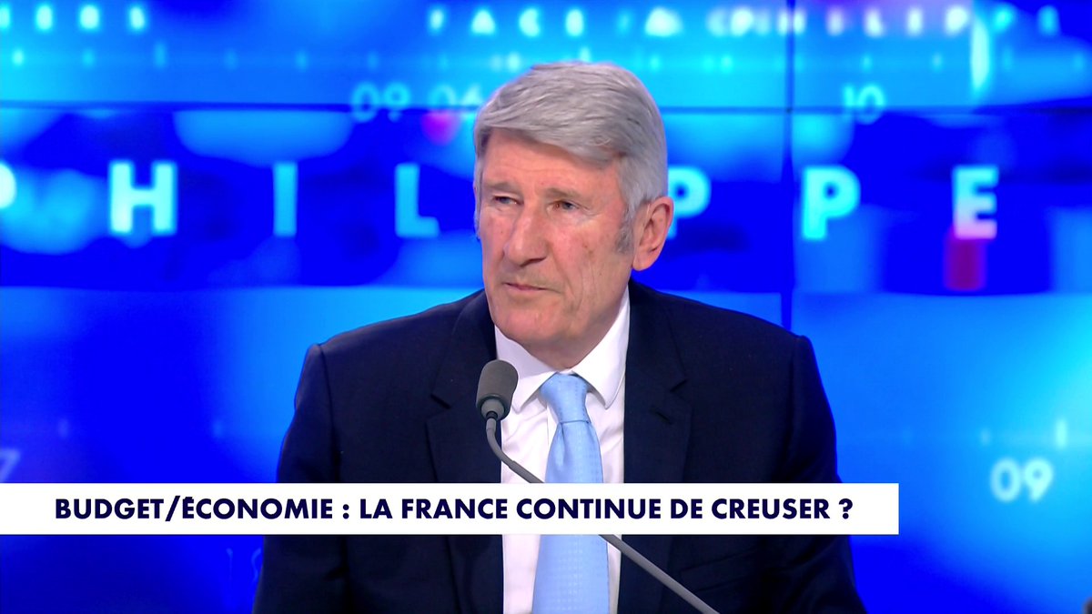 Le regard de Philippe de Villiers sur la situation économique du pays : «Ce budget tourne le dos au redressement de la France», dans #FaceaPhilippeDeVilliers