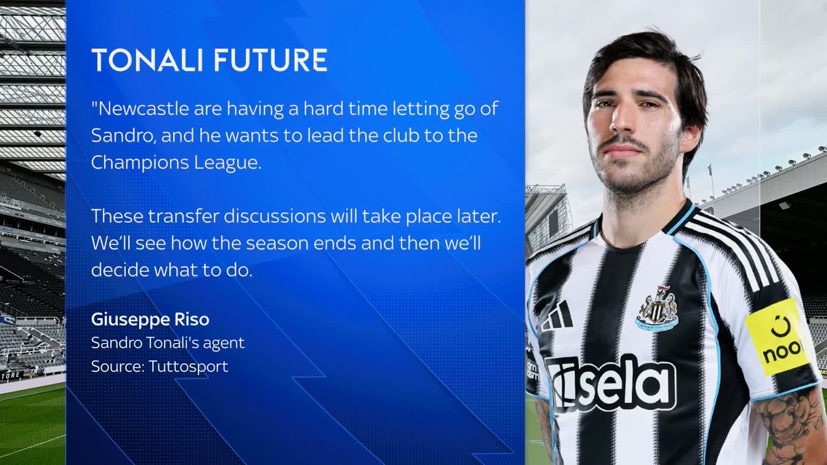 ''It was bad, bad timing'' Will Sandro Tonali be on the move this summer after his agent, Giuseppe Riso's, recent comments on his future and could this be another ''Alexander Isak situation'' ⚫️
