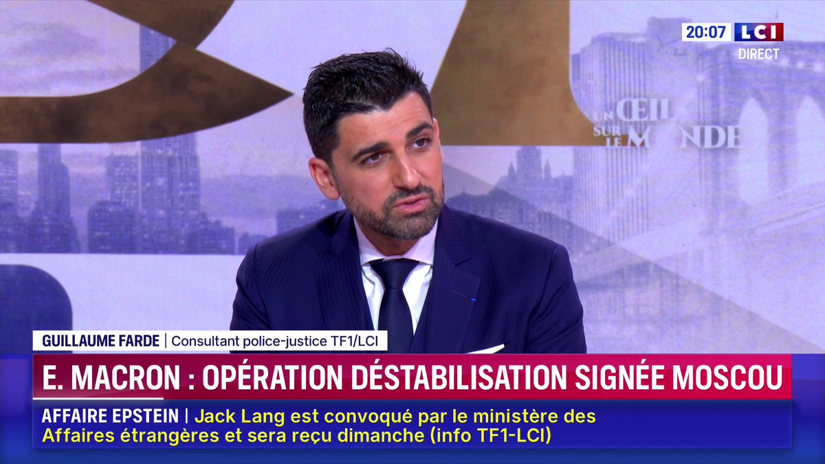 Epstein : une opération d’ingérence russe ciblant Emmanuel Macron détectée 🗣️ Pour les Russes : "L'optique est de faire mal sur des conflits sociétaux dans la perspective que nous basculions dans autre chose qu'une démocratie" explique Guillaume FARDE ▶️ ✦ Margot Haddad ✦