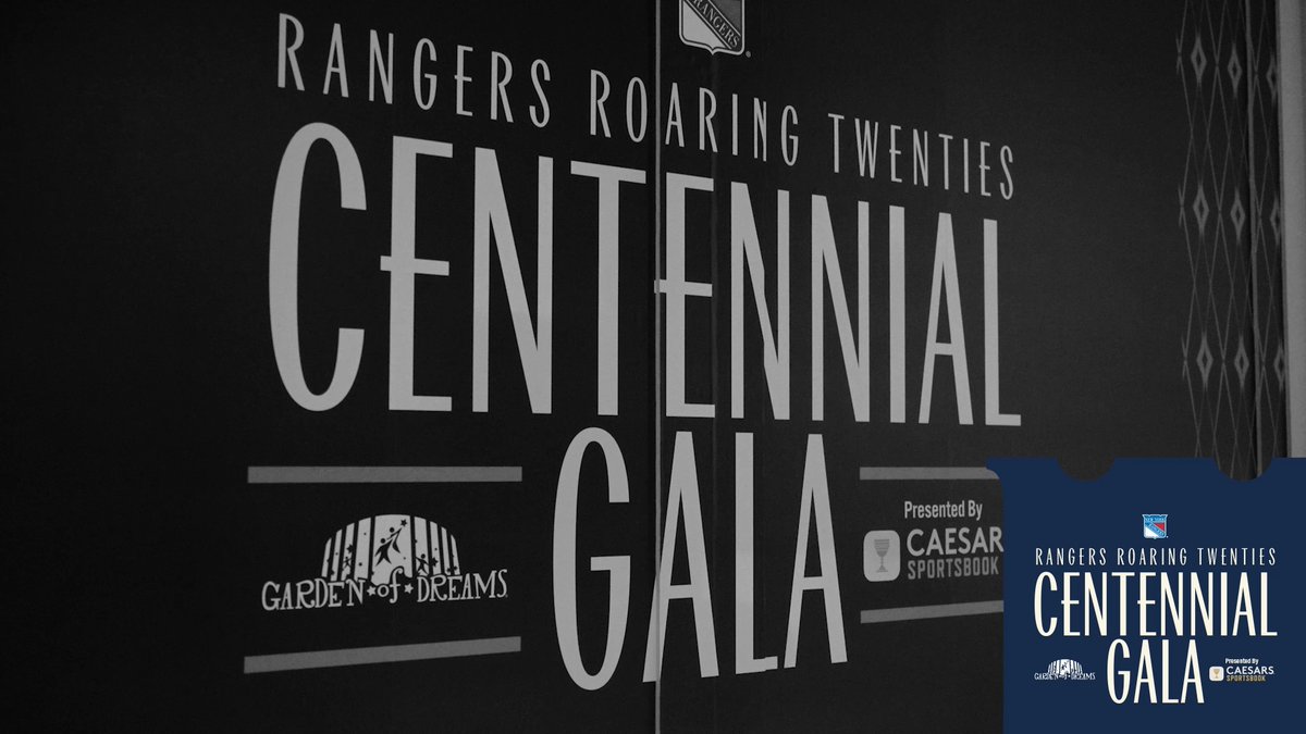 #NYR Centennial Gala in the books 🫶 Thanks to everyone who joined us for the @caesarssports Centennial Gala in support of Garden of Dreams!