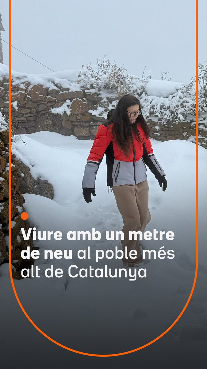 Com es viu amb més d'un metre de neu? Així s'ho fan a Rubió, el poble més alt de Catalunya. Feia deu anys que no hi nevava tant. “Per passejar és molt maco, però quan has de treballar...”