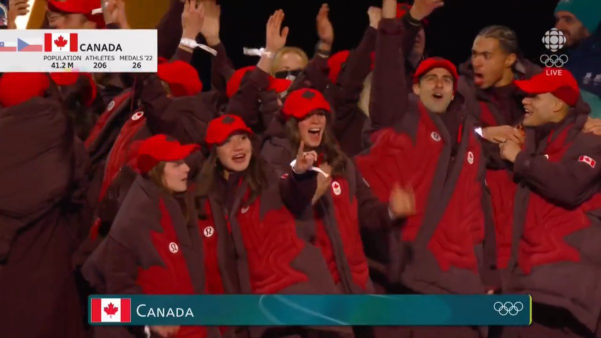 CANADA HAS ENTERED THE BUILDING 🇨🇦🚨 #MilanoCortina2026