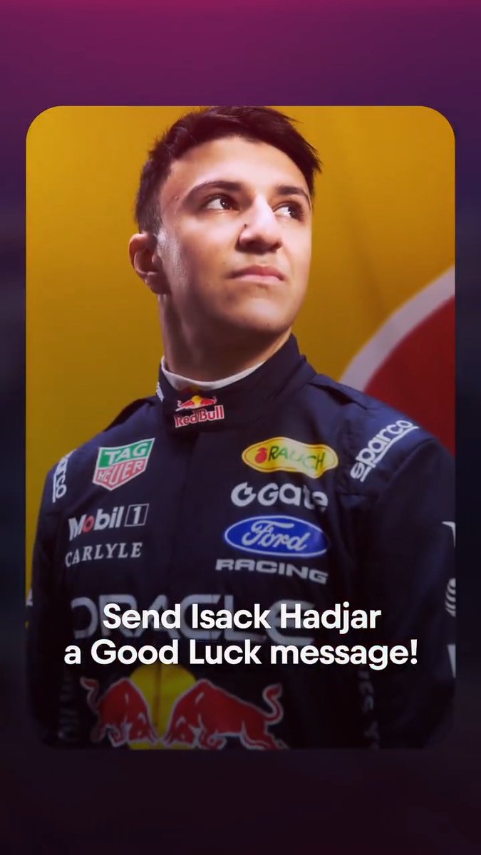 New chapter unlocked ✨🔓 Head over to My Paddock to send Isack a good luck message ahead of his first race with the Team ✉️ 🔗