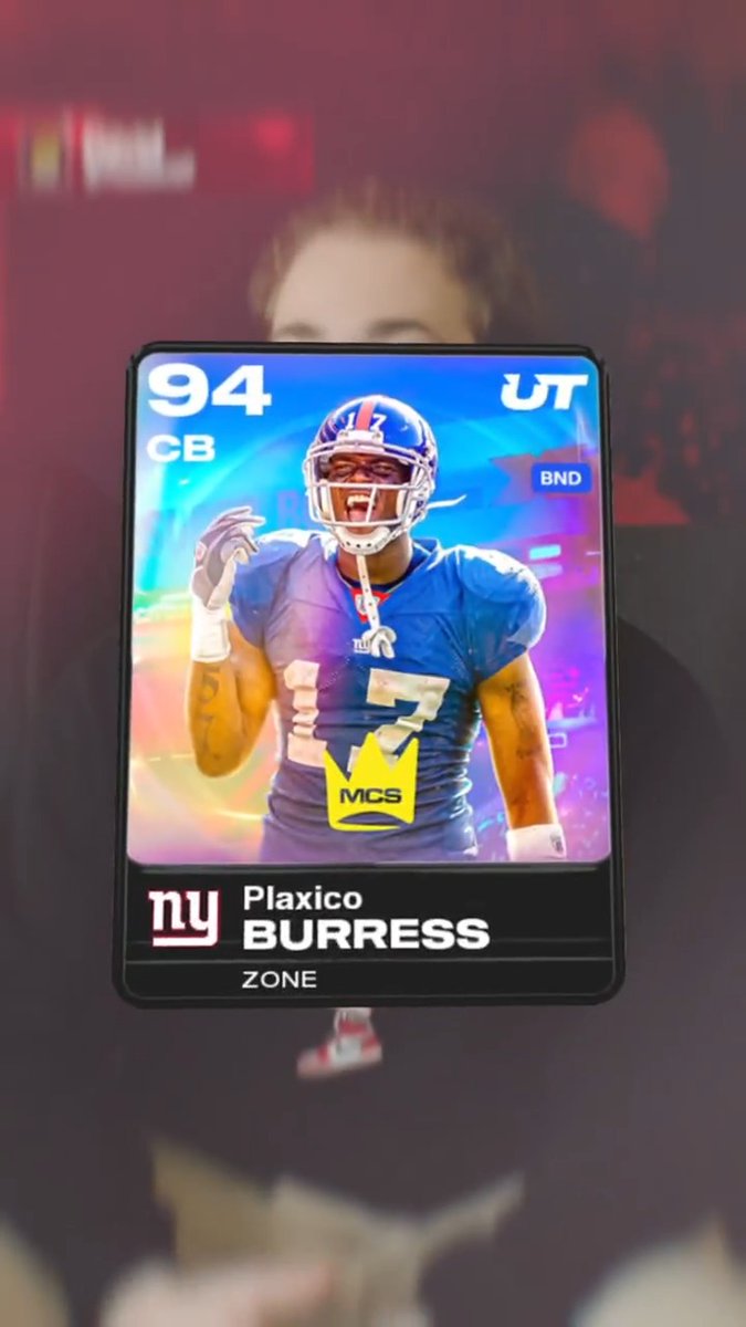 Earn this FREE 94 OVR Plaxico TODAY 🔥 Tune in to the Madden Bowl finale on Twitch and receive David's design in-game! 3 PM PST // 6 PM EST on