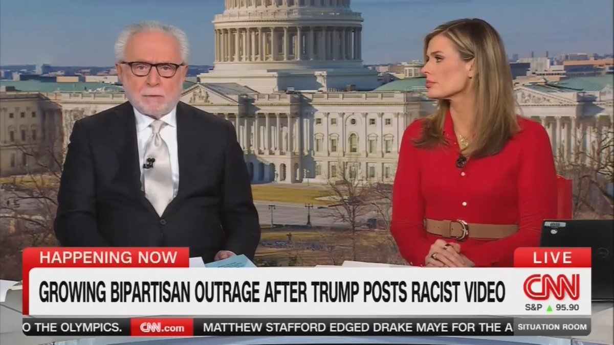 Host: Growing outrage from Democrats and even some Republicans after Trump shared a racist video on social media depicting former President Obama and former First Lady Michelle Obama as monkeys in a jungle. The White House is trying to downplay it, but that response from Tim Scott is very much castigating Trump, saying that it was the most racist thing that he's ever seen out of this White House.