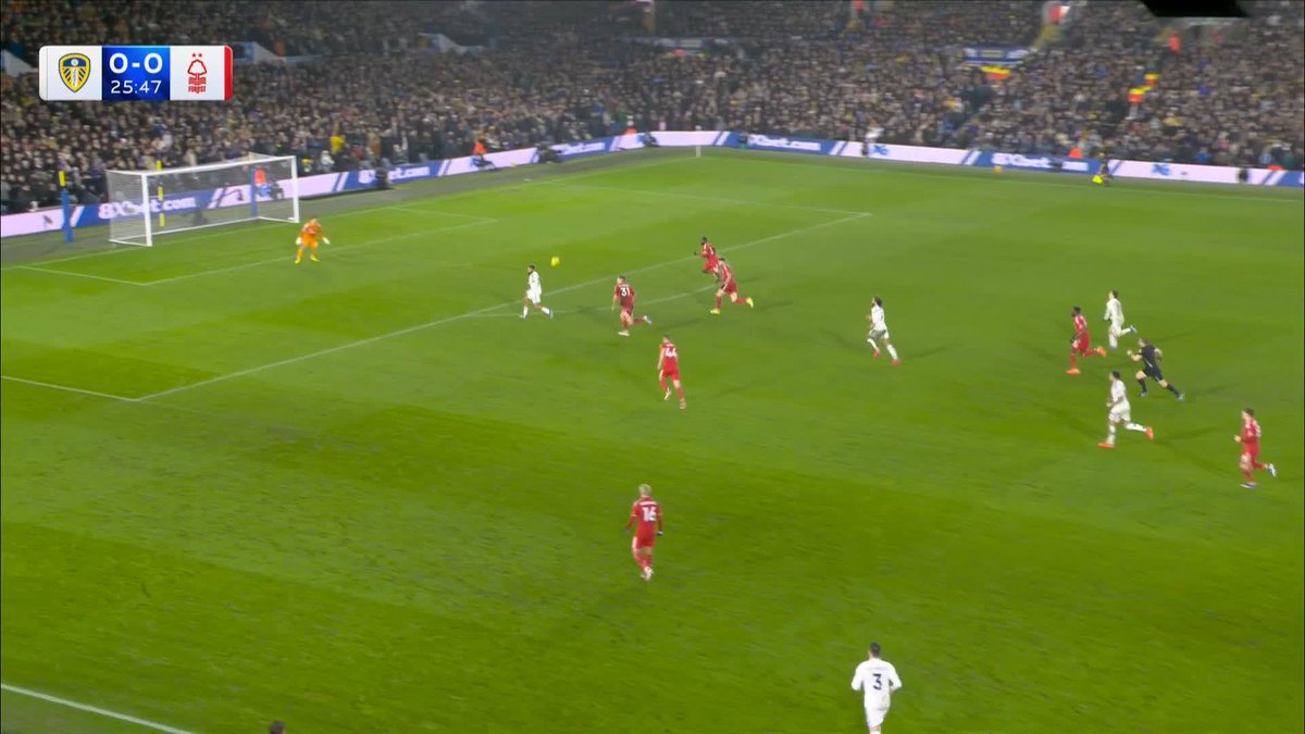 That assist from Ilia Gruev 😍 Jayden Bogle puts Leeds ahead!