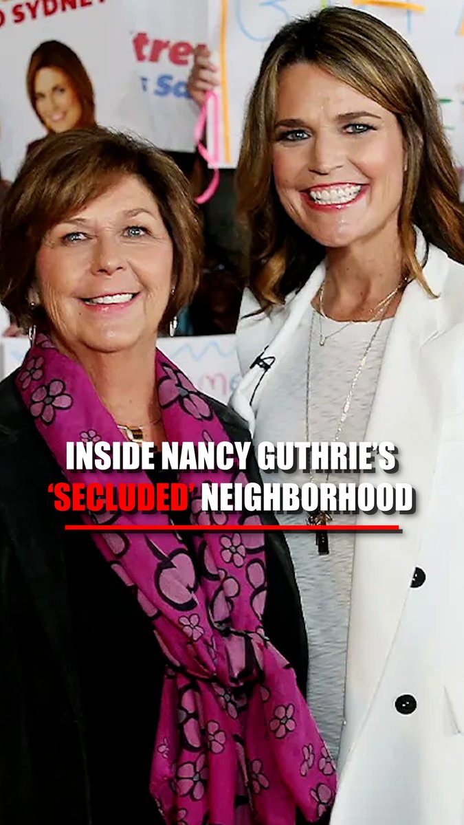 IN THE SHADOWS: Nancy Guthrie's neighbors are now shedding light on just how dark and secluded the neighborhood really is. Neighbors told Matt Finn the area is so pitch-black that cameras are basically blind, leaving one resident to warn: Out here, you can get away with "everything."